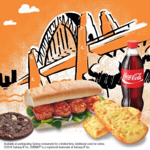 DEAL: Subway $10 Big Eat (Any 6-inch sub, Toastie, Cookie & Coke) 1 20160406 Subway