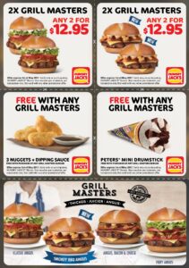 Hungry Jacks Grill Masters Vouchers