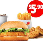 DEAL: Hungry Jack’s – $5.90 Chicken Royale Small Meal + 3 Nuggets via App