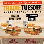 DEAL: Carl’s Jr – Buy One Get One Free Tradies Deal on Tuesdays via DoorDash (until 28 May 2024)