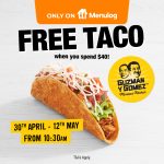 DEAL: Guzman Y Gomez – Free Taco with $40 Spend via Menulog (until 12 May 2024)