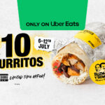 Guzman y Gomez Offering $10 Regular Burritos on Uber Eats Ding Dong Deals