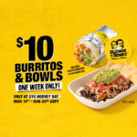 GYG Brings Back $10 Burritos and Bowls at Hervey Bay and Maryborough From September 14