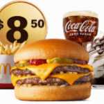 McDonald’s $8.50 Double Cheeseburger Meal + Sundae Golden Deal on September 17