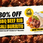 Guzman y Gomez Launches 30% Off Cali Burritos on Uber Eats Until November 1