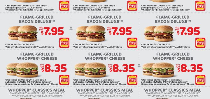 NEWS: New Hungry Jacks Vouchers (expires 5 October) 4