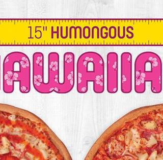 FAST FOOD NEWS: Eagle Boys launches 15" Humongous Hawaiian Pizza 4