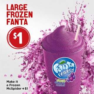 DEAL: McDonald's $1 Large Frozen Fanta 8