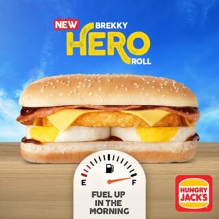 NEWS: Hungry Jack's Brekky Hero Roll 8 NEWS: Hungry Jack's Brekky Hero Roll 8