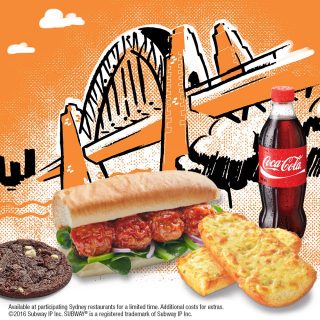 DEAL: Subway $10 Big Eat (Any 6-inch sub, Toastie, Cookie & Coke) 7