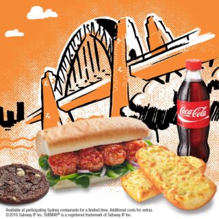 DEAL: Subway $10 Big Eat (Any 6-inch sub, Toastie, Cookie & Coke) 1 DEAL: Subway $10 Big Eat (Any 6-inch sub, Toastie, Cookie & Coke) 1
