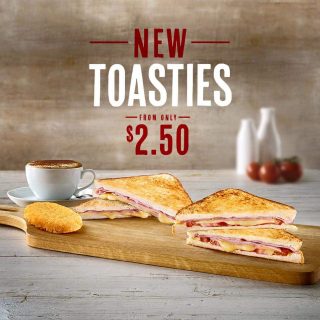 NEWS: Hungry Jack's Toasties from $2.50 3