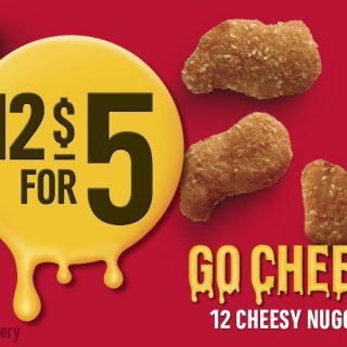 DEAL: Red Rooster - 12 Cheesy Nuggets for $5 3