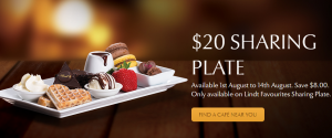 Lindt $20 Sharing Plate
