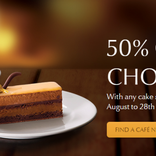 DEAL: 50% Hot Chocolate with Cake purchase at Lindt Chocolate Cafés (15-28 August 2016) 5