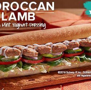 NEWS: Subway Moroccan Lamb Sub 9