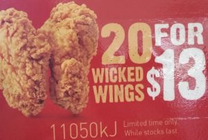 KFC 20 Wicked Wings