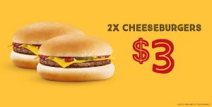 McDonalds Cheeseburger Deal