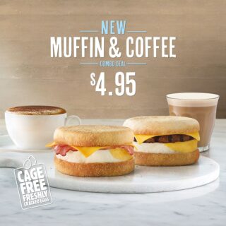 DEAL: Hungry Jack's $4.95 Muffin & Coffee 9 DEAL: Hungry Jack's $4.95 Muffin & Coffee 9