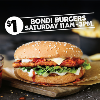 DEAL: Oporto - $1 Bondi Burgers on 27 August 2016 (On The Run stores in SA) 6