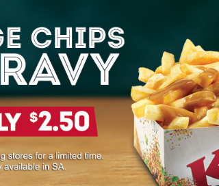DEAL: KFC - $2.50 Large Chips & Gravy (SA only) 3