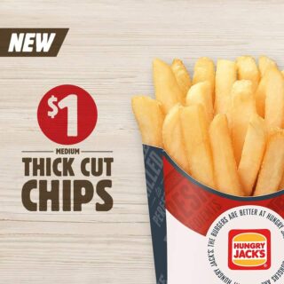 DEAL: Hungry Jack's $1 Chips (starts 1 August 2017) 10