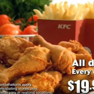 DEAL: KFC $19.95 Streetwise Dinner Box (10 pcs. Chicken, 2 Large Chips) 3