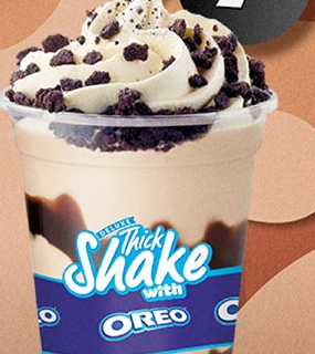 DEAL: Hungry Jack's $2.50 Deluxe Thickshake with Oreo 2