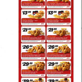 DEAL: New KFC Vouchers for WA and NT valid until 29 January 2017 2