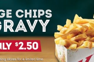 DEAL: KFC $2.50 Large Chips & Gravy (starts 24 October) 1