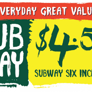 DEAL: Subway $4.50 Sub Of The Day 4