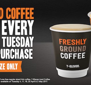 DEAL: Free Coffee Melt, Iced Coffee or Hot Coffee with any purchase at 7-Eleven on Tuesdays 10