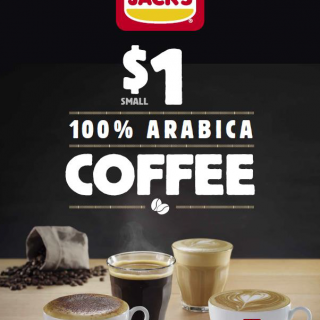 DEAL: Hungry Jack's $1 Small Arabica Coffee 2