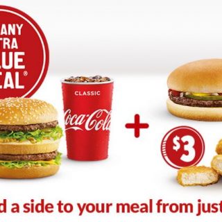 DEAL: McDonald’s $2 Sides (Sundae/Water/Hamburger) + $3 Sides (Nuggets/McFlurry/Chicken 'n' Cheese) 1