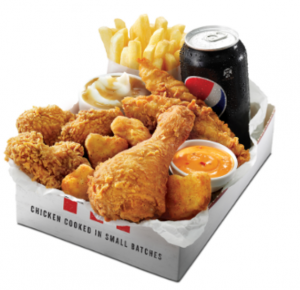 DEAL: KFC $12.95 Hunger Buster Box (4 Nuggets, 3 Wicked Wings, 2 Tenders, 1 pc Chicken & more) 3