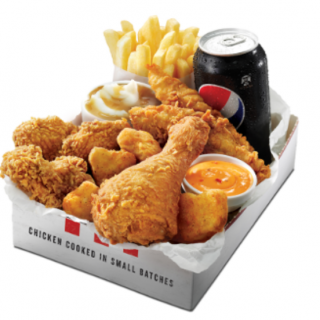 DEAL: KFC $12.95 Hunger Buster Box (4 Nuggets, 3 Wicked Wings, 2 Tenders, 1 pc Chicken & more) 8