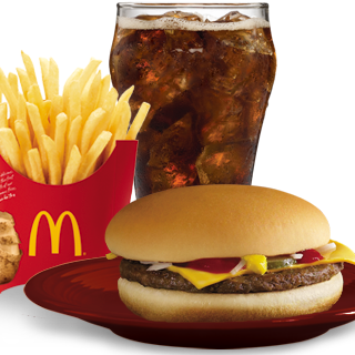 DEAL: McDonald's 3 for $3 - Cheeseburger, Small Fries & Coke 2
