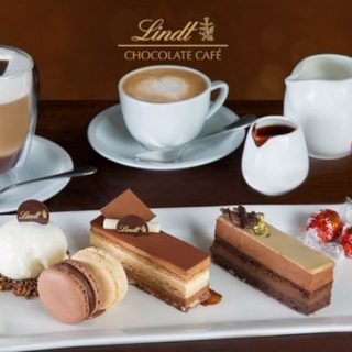 DEAL: Lindt Cafés - $19.99 Lindt Cake Platter with Hot Drinks for Two via Groupon ($48.50 value) 9