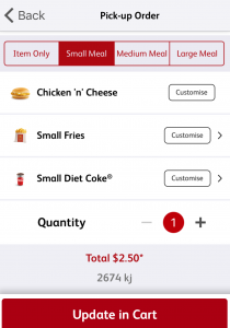 DEAL: McDonald’s ~$2.50 Chicken 'n' Cheese Meal using mymacca's app 1