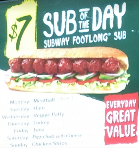 DEAL: Subway $7 Footlong Sub Of The Day 3