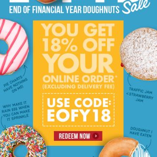 DEAL: Krispy Kreme - 18% off Online Orders (until 30 June) 5
