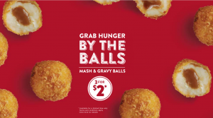 NEWS: Red Rooster Mash & Gravy Balls (3 for $2) 3