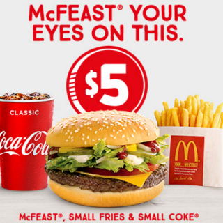 DEAL: McDonald's $5 Small McFeast Meal (returns 4 September 2019) 2