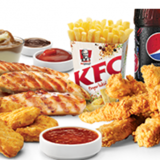DEAL: KFC $20 Chicken Feast via App (10 Tenders, 6 Nuggets, Large Chips, Potato & Gravy, Drink) 9