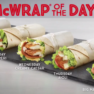DEAL: McDonald's $5 Wrap of the Day 10