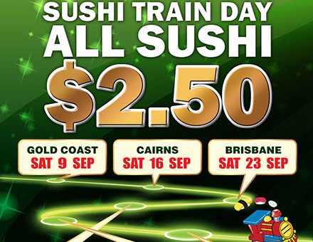 DEAL: Sushi Train - $2.50 Sushi for their 25th Anniversary 6