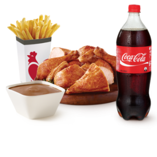 DEAL: Red Rooster - $26.99 Chicken, Large Chips, Large Gravy & 1.25L Coke Delivered 9
