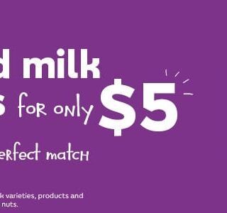 DEAL: Subway - Flavoured Milk & 2 Cookies for $5 7 DEAL: Subway - Flavoured Milk & 2 Cookies for $5 7