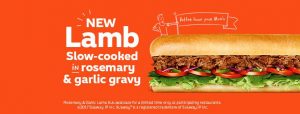 NEWS: Subway Rosemary & Garlic Lamb Sub 3