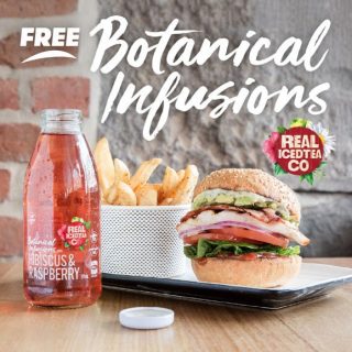 DEAL: Grill'd - Free Botanical Infusions Iced Tea with Burger or Salad purchase 7